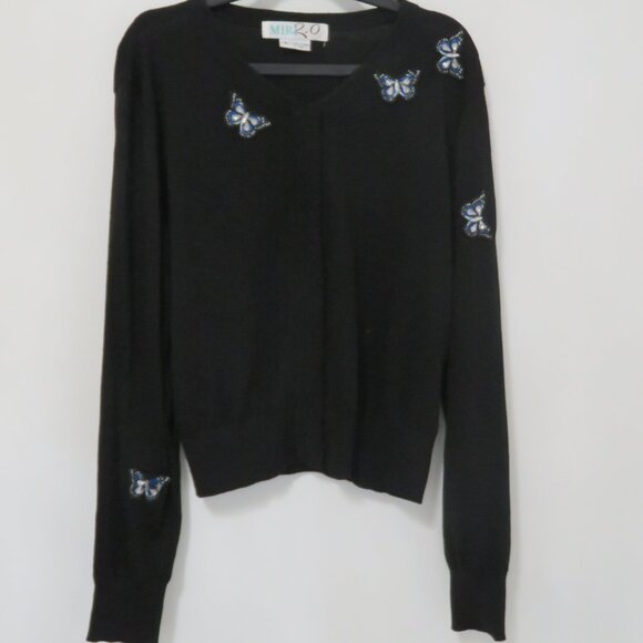 Miris Butterfly Embellished Cardigan - Picture 1 of 5